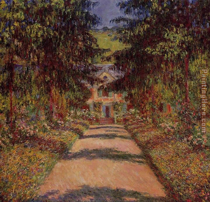 Claude Monet The Main Path at Giverny